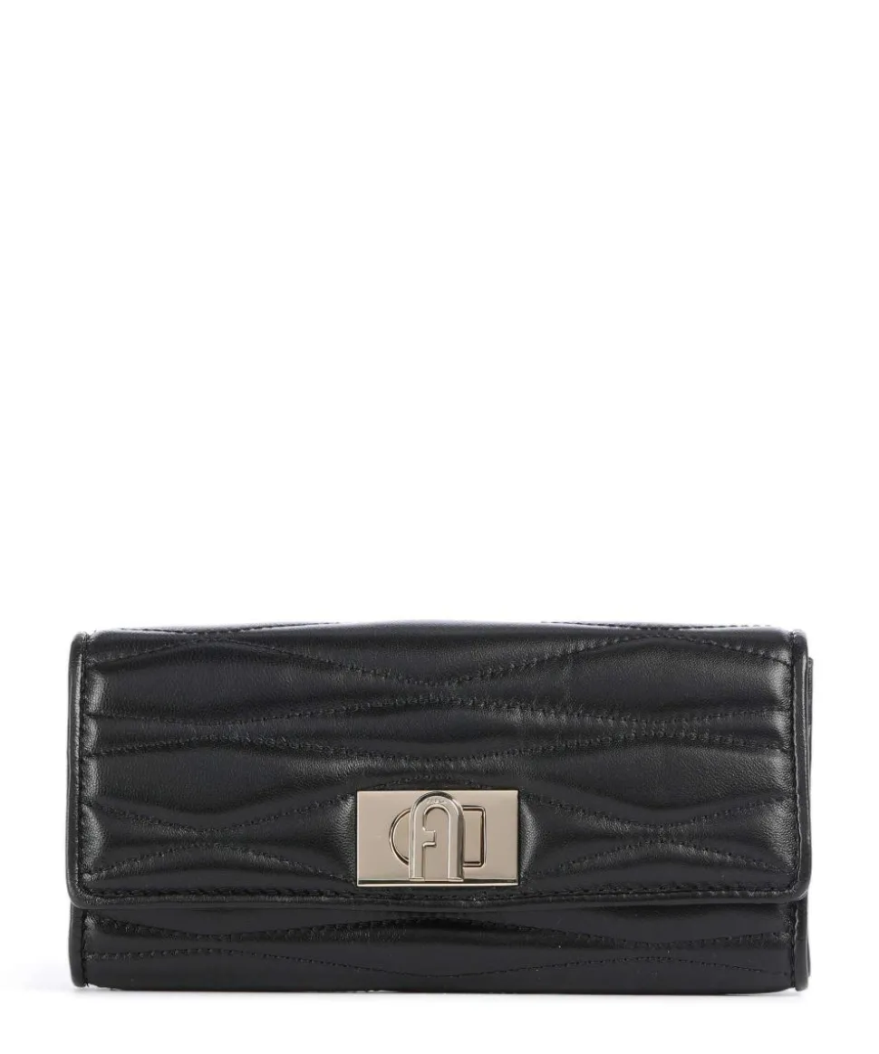 1927 Geldbörse fein genarbtes Leder schwarz