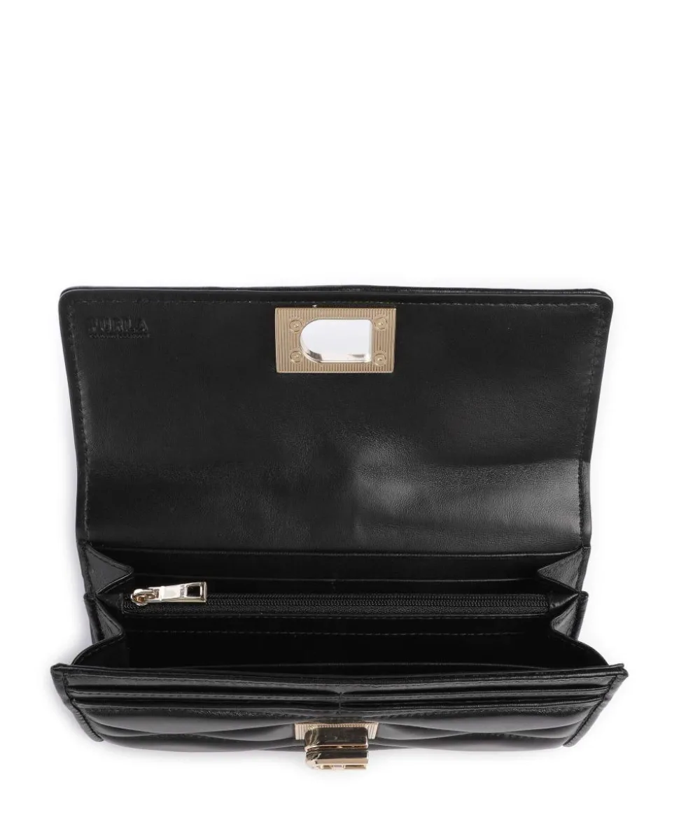 1927 Geldbörse fein genarbtes Leder schwarz