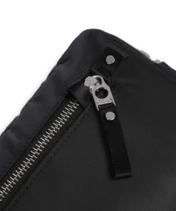 3 in 1 Umhängetasche recyceltes Polyester schwarz