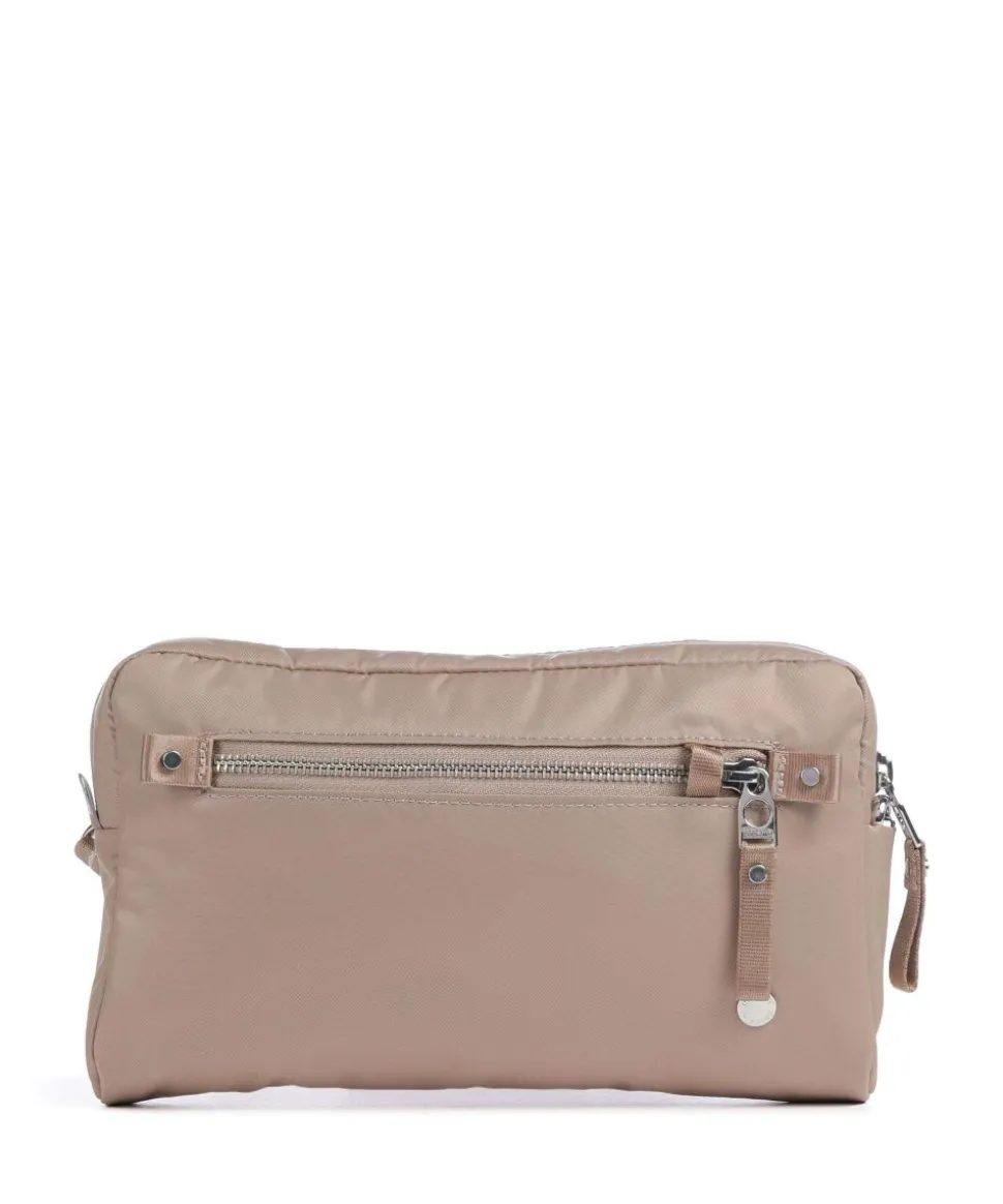 3 in 1 Umhängetasche recyceltes Polyester beige