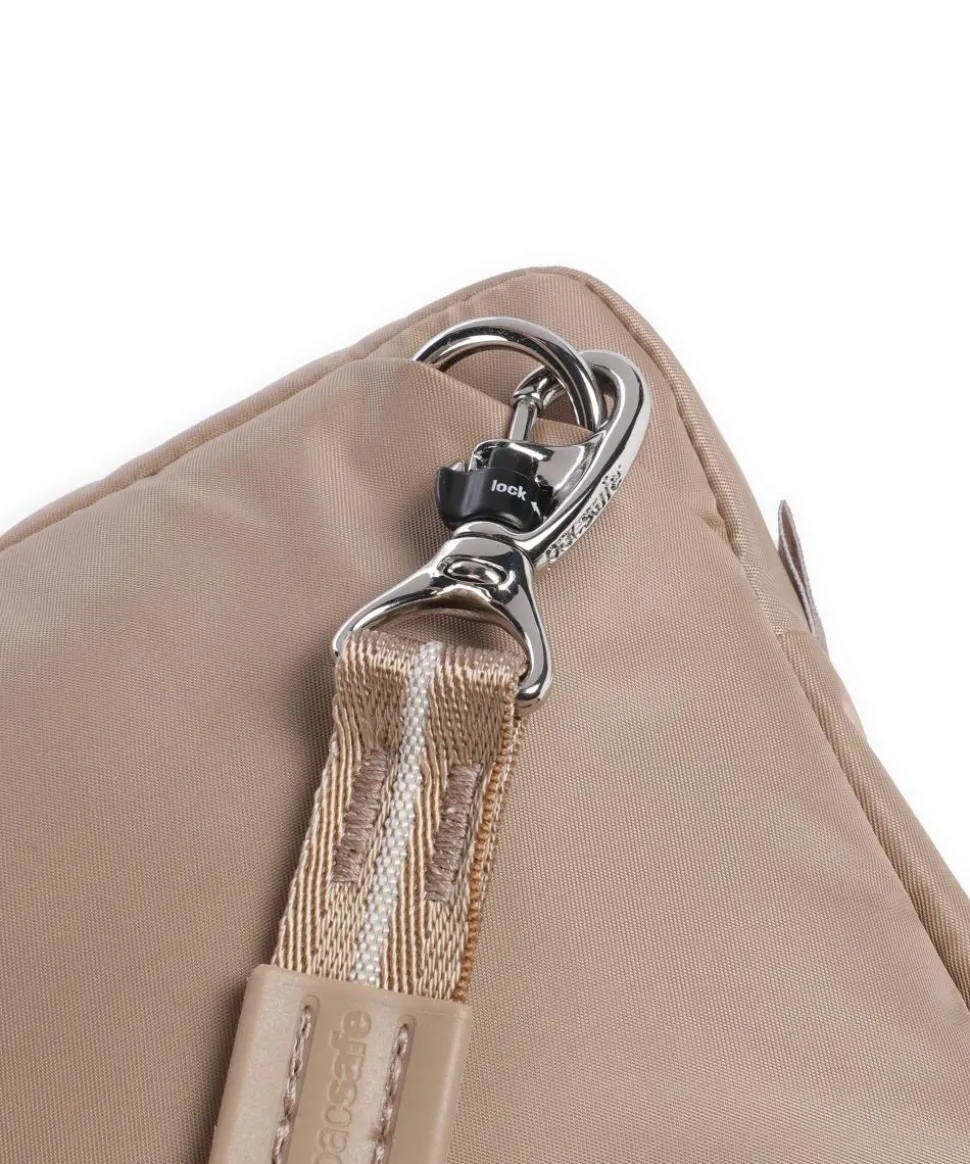 3 in 1 Umhängetasche recyceltes Polyester beige