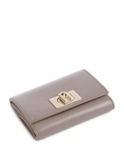 1927 M Geldbörse genarbtes Leder taupe