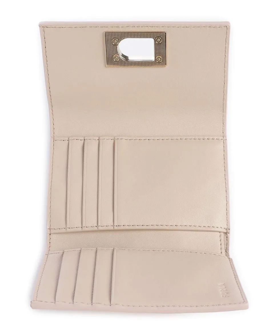 1927 M Geldbörse genarbtes Leder altrosa