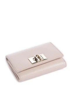 1927 M Geldbörse genarbtes Leder altrosa