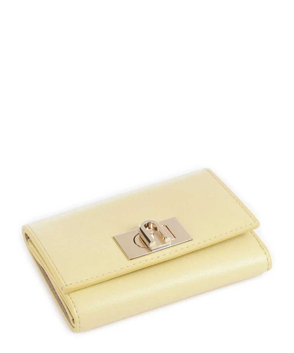 1927 M Geldbörse genarbtes Leder gelb