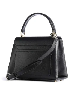 1927 Mini Handtasche genarbtes Leder schwarz