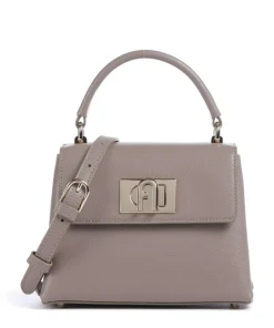 1927 Mini Handtasche genarbtes Leder taupe