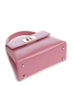 1927 Mini Handtasche genarbtes Leder pink