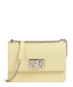 1927 Mini Schultertasche genarbtes Rindsleder gelb