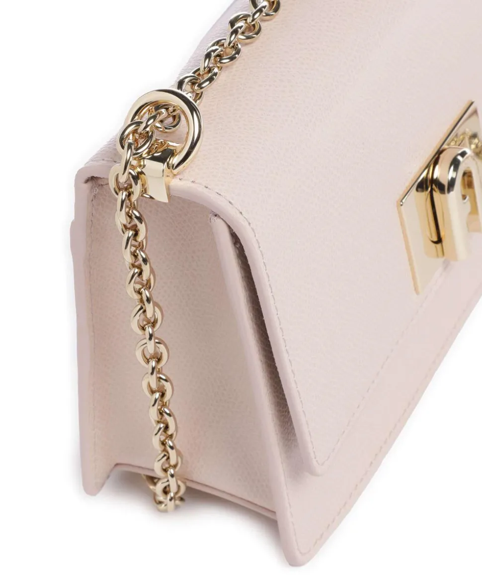 1927 Mini Schultertasche genarbtes Rindsleder altrosa