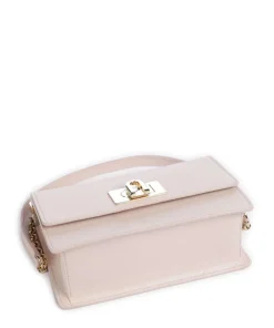 1927 Mini Schultertasche genarbtes Rindsleder altrosa