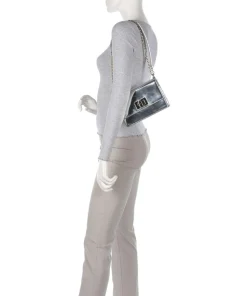 1927 Mini Schultertasche Polyurethane silber