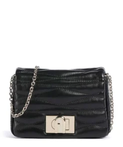 1927 Mini Soft Umhängetasche fein genarbtes Leder schwarz