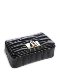 1927 Mini Soft Umhängetasche fein genarbtes Leder schwarz