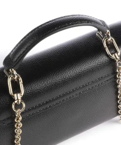 1927 Mini Umhängetasche genarbtes Leder schwarz