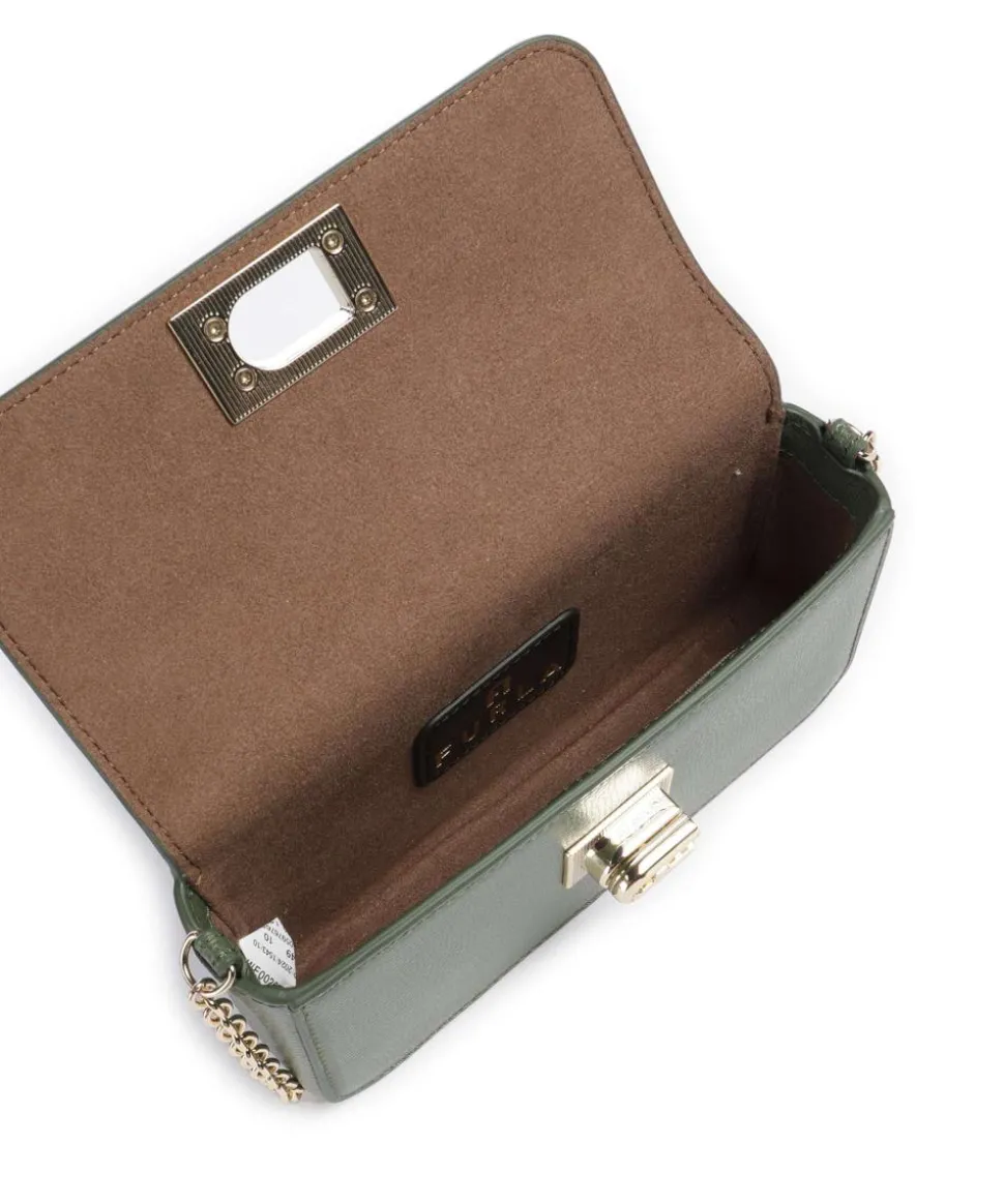 1927 Mini Umhängetasche genarbtes Leder dunkelgrün