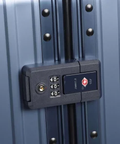 30 4-Rollen Trolley dunkelblau 78 cm