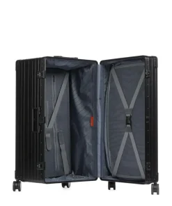 30 4-Rollen Trolley schwarz 78 cm