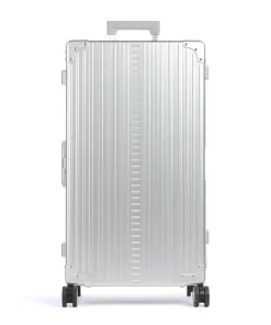 30 4-Rollen Trolley silber 78 cm