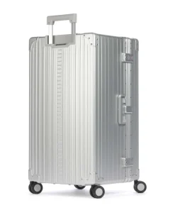 30 4-Rollen Trolley silber 78 cm