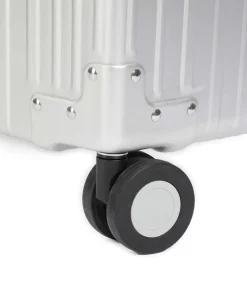 30 4-Rollen Trolley silber 78 cm