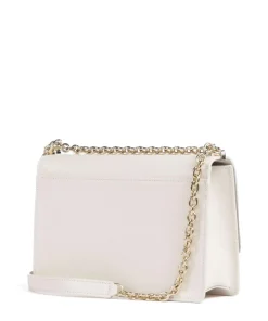 1927 S Schultertasche genarbtes Leder weiß