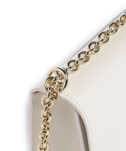 1927 S Schultertasche genarbtes Leder weiß