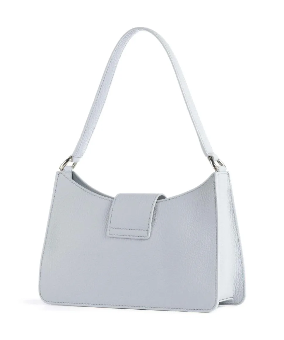 1927 S Schultertasche genarbtes Kalbsleder hellgrau