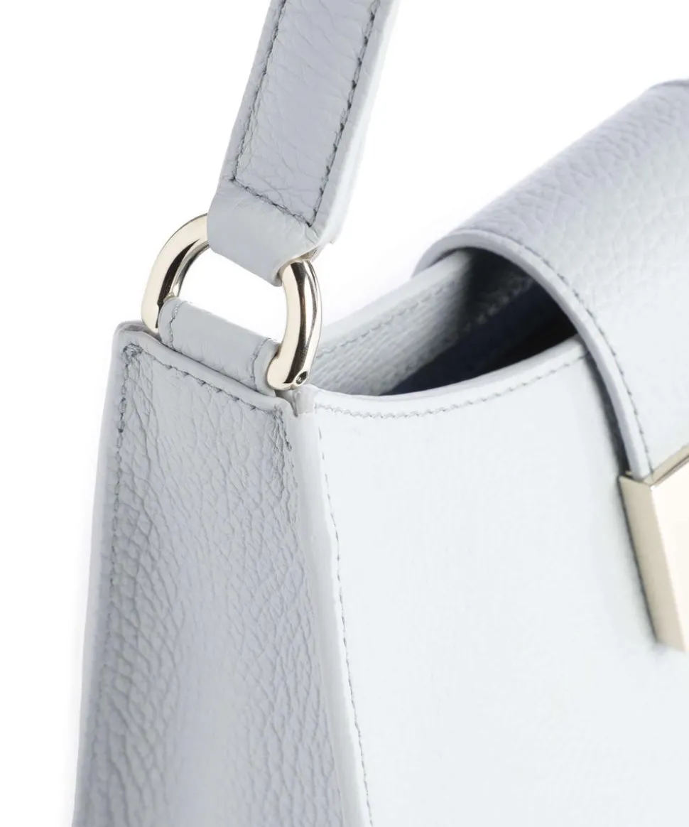 1927 S Schultertasche genarbtes Kalbsleder hellgrau