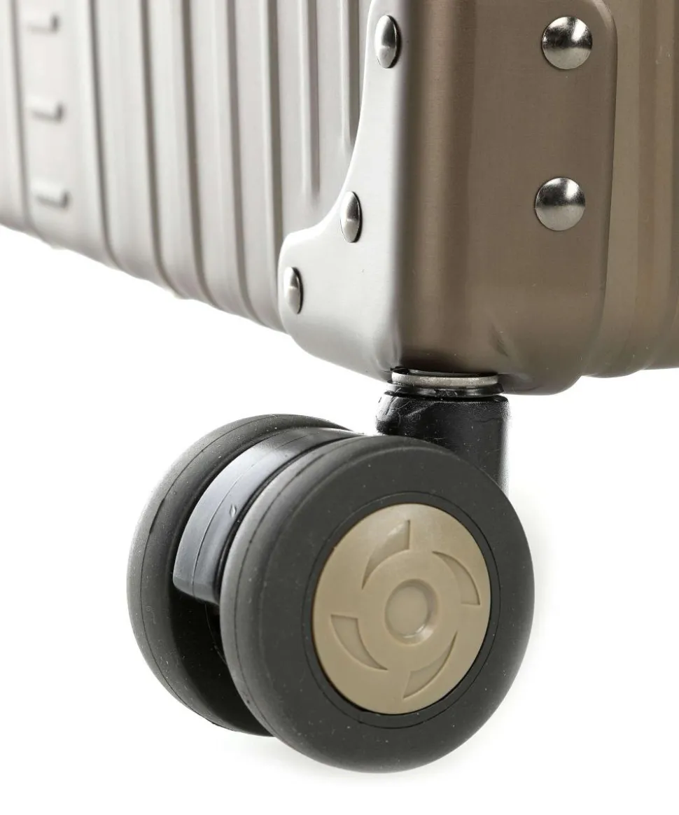 26 Traveler 4-Rollen Trolley champagner 67 cm