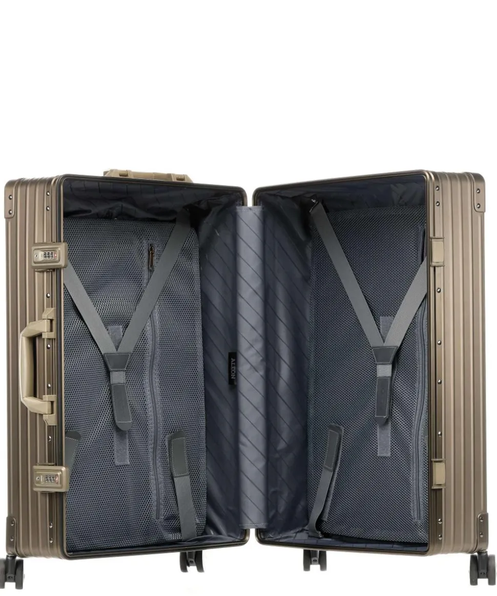 26 Traveler 4-Rollen Trolley champagner 67 cm