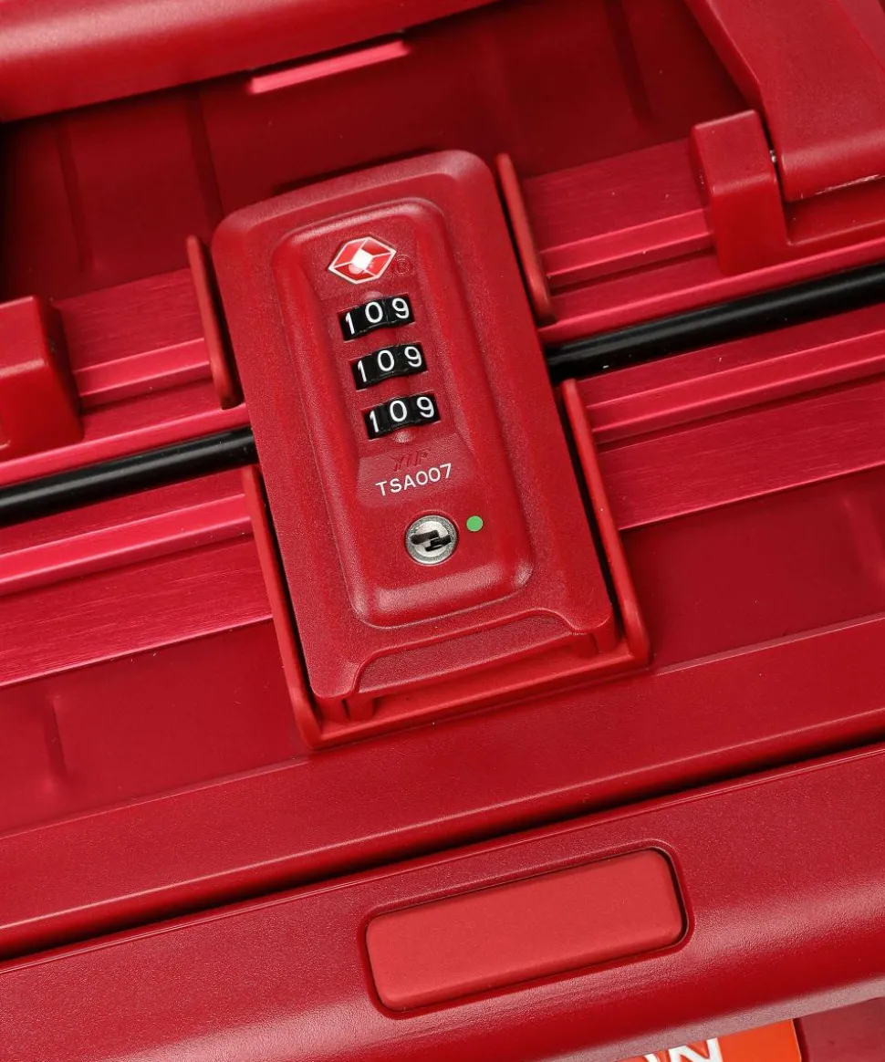 20 Vertical 4-Rollen Trolley dunkelrot 50 cm