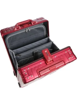 21 Vertical 4-Rollen Trolley rot 55 cm