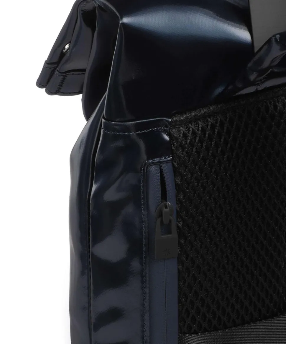 2 Way Mini Rucksack-Tasche Polyester, Polyurethane dunkelblau