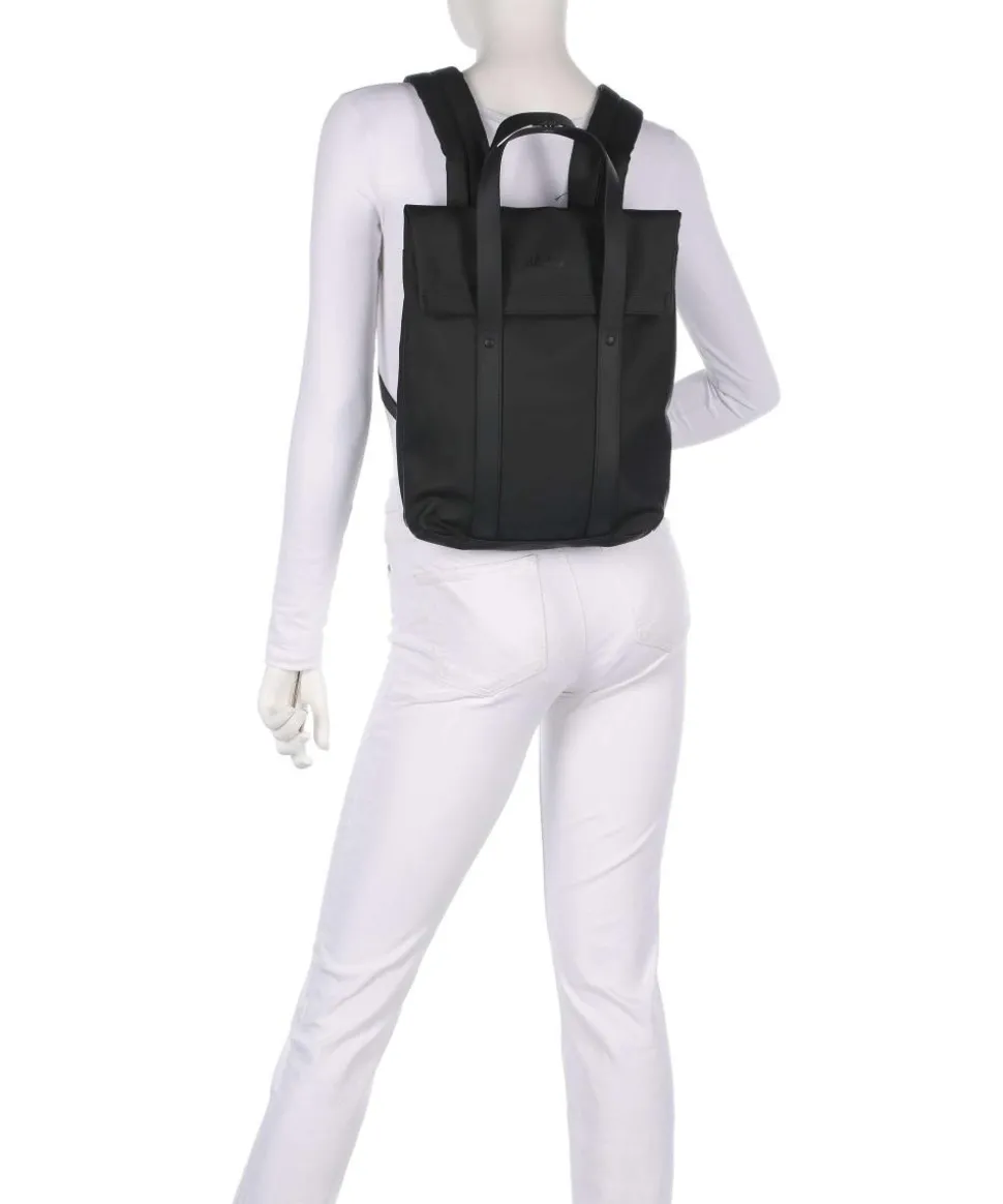 2 Way Mini Rucksack-Tasche Polyester, Polyurethane schwarz