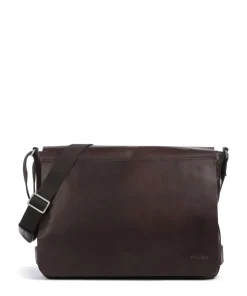 Abbey Aktentasche 14″ Büffelleder dunkelbraun