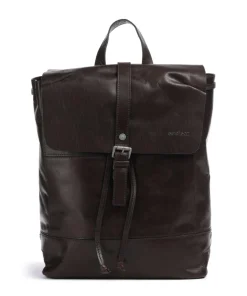 Abbey Rucksack 15″ Büffelleder dunkelbraun