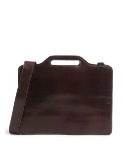 Aber Laptoptasche 12″ Leder dunkelbraun