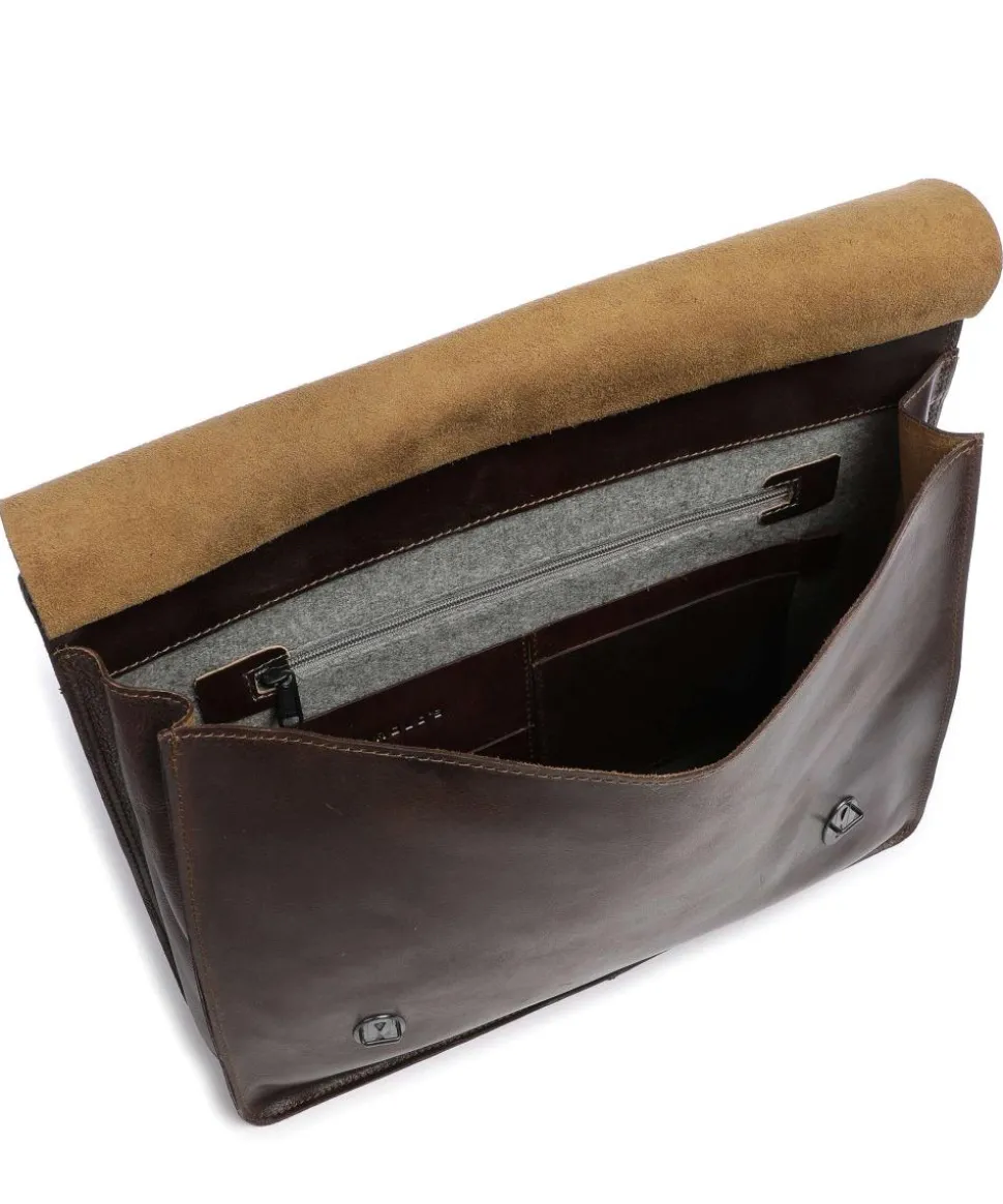 Aberdeen Aktentasche fein genarbtes Rindsleder dunkelbraun