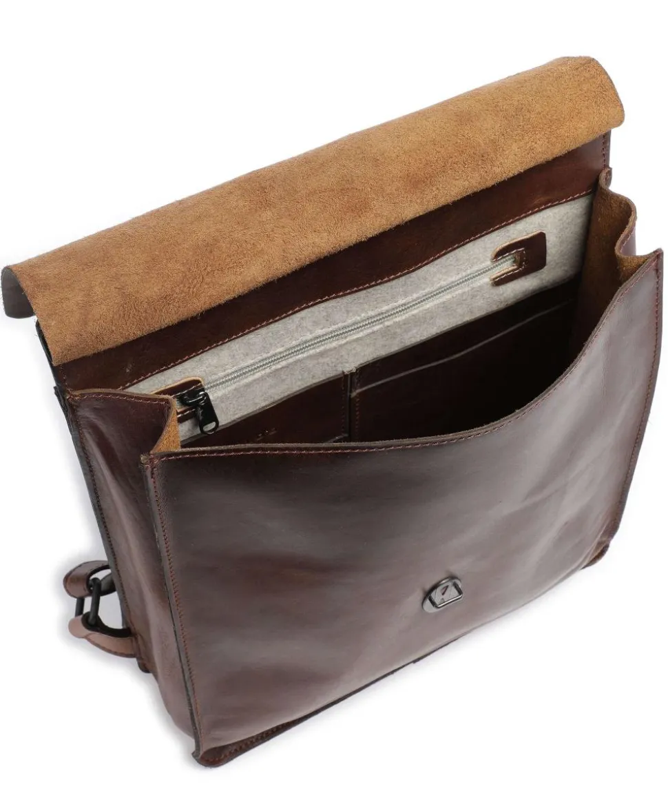 Aberdeen Rucksack Pull-Up Rindsleder dunkelbraun