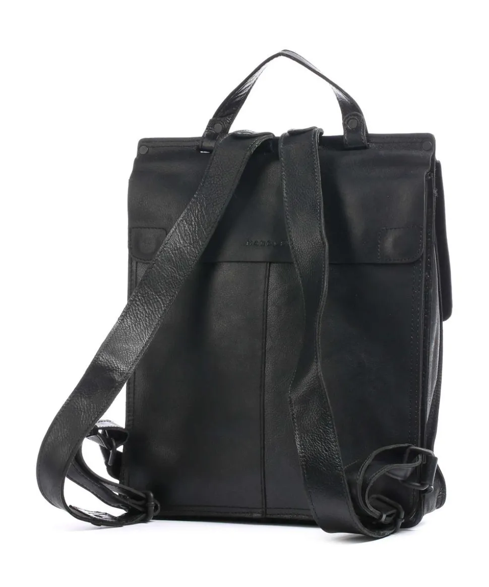 Aberdeen Rucksack Rindsleder schwarz