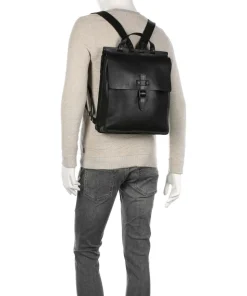 Aberdeen Rucksack Rindsleder schwarz