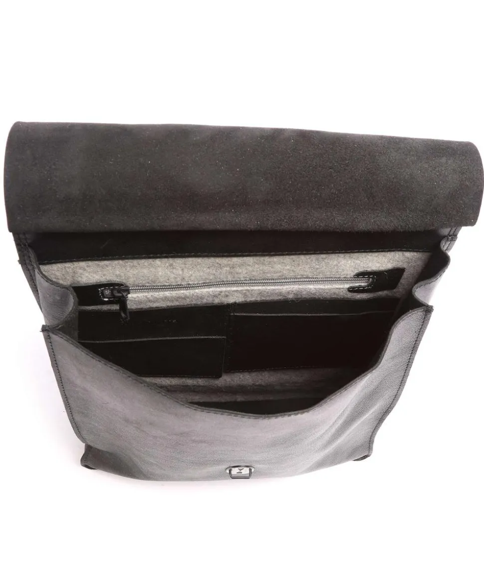 Aberdeen Rucksack Rindsleder schwarz