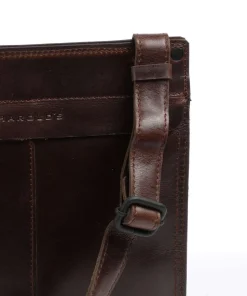 Aberdeen Umhängetasche fein genarbtes Rindsleder dunkelbraun