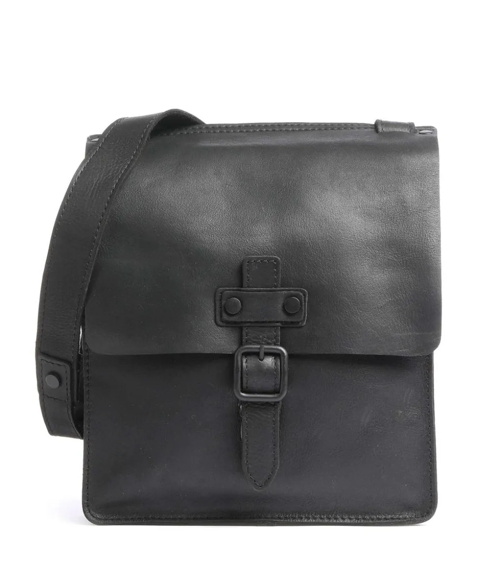 Aberdeen Umhängetasche Rindsleder schwarz