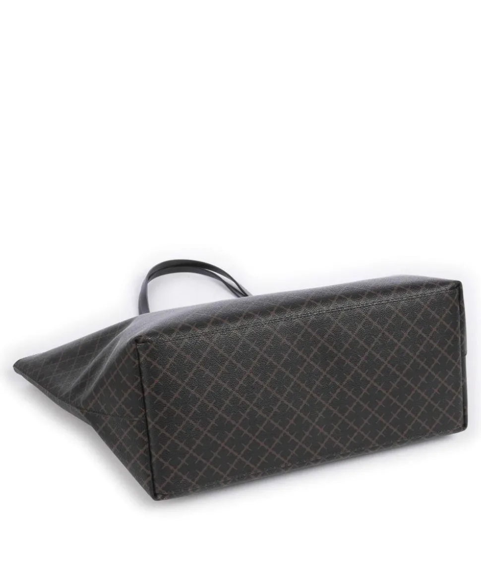 Abi Shopper Lederimitat dunkelbraun