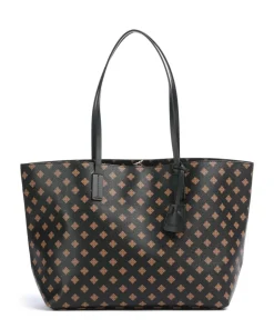 Abigail Shopper Lederimitat schwarz