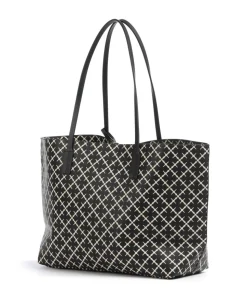 Abigail Shopper Lederimitat schwarz