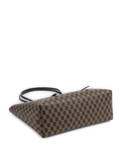 Abigail Shopper Lederimitat dunkelbraun