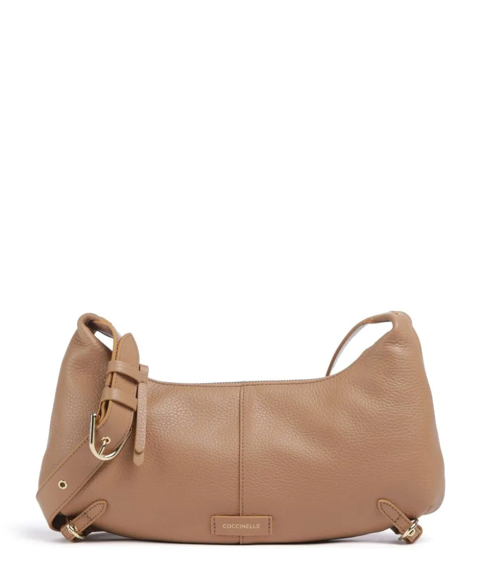 Abigail Umhängetasche Leder hellbraun